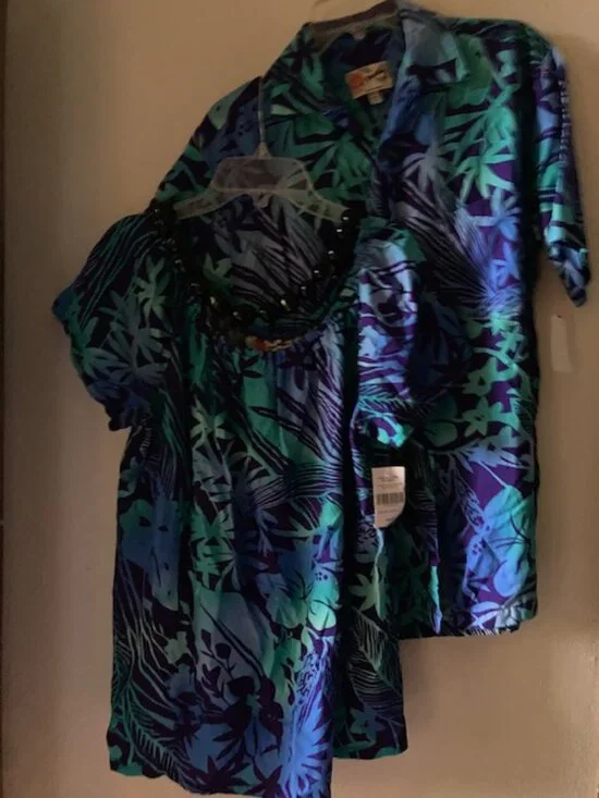 HILO HATTIE HAWAIIAN ORIGINAL ALOHA SHIRT MEN ALOHA FLOWER MADE IN HAWAII NWT XS - Picture 9 of 9